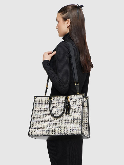 Denice Tweed Tote Bag